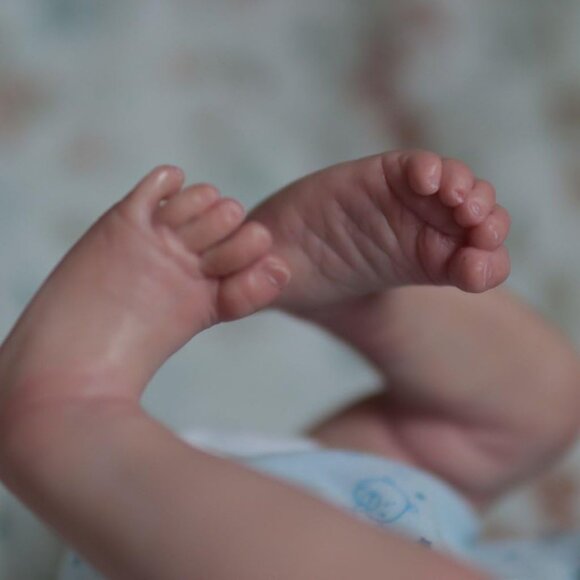 CHAREX Realistic Reborn Baby Dolls Sleeping Anatomically Correct Soft Skin - Picture 5 of 6